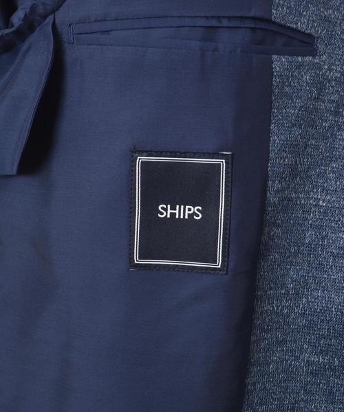 SHIPS（シップス）の「SD: メランジ ソリッド ジャージー ジャケット （ブルー・ネイビー）■（テーラードジャケット・メンズ・ネイビー/ライトブルー・42/44/48/46/52/50）」の13枚目の写真