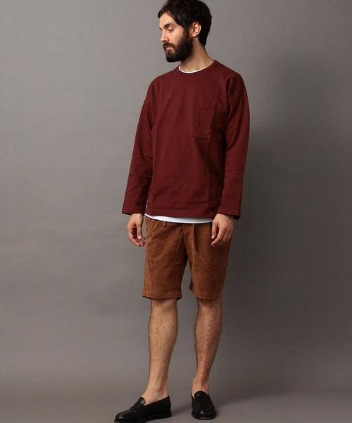 BEAUTY&YOUTH UNITED ARROWS（ビューティーアンドユースユナイテッドアローズ）の「【WEB限定】 by ∴ クリア ピケ ワイド カットソー -MADE IN JAPAN-（Tシャツ/カットソー・メンズ・ネイビー/ベージュ/ダークブラウン/オフホワイト・LARGE/MEDIUM/SMALL）」の17枚目の写真