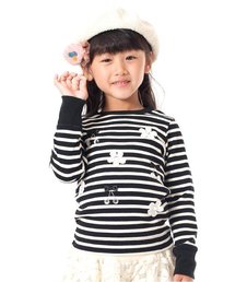 apres les cours | モチーフボーダーＴシャツ(Tシャツ/カットソー)