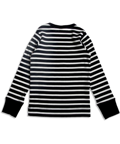 apres les cours（アプレレクール）の「モチーフボーダーＴシャツ（Tシャツ/カットソー・キッズ・ブラック/ベージュ/ワインレッド・140/100/120/80/130/110/90）」の6枚目の写真