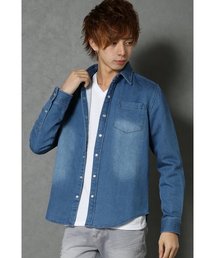 VENCEEXCHANGE | 【BITTER 1月号 掲載商品】カットデニムシャツ                   (シャツ/ブラウス)