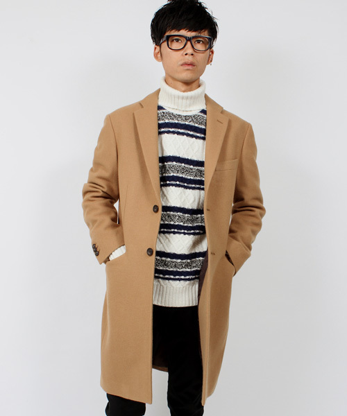 ESSENTIAL GARMENT MEN'S BIGI（エッセンシャルガーメントメンズビギ）の「アラン柄タートルネックニット/無地＆ボーダー（ニット/セーター・メンズ・グレー/グレー系その他/ホワイト/ホワイト系その他/ボルドー・S/M/L）」の9枚目の写真