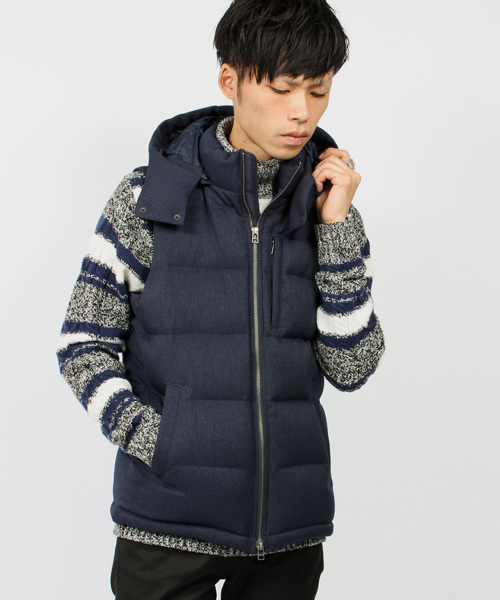 ESSENTIAL GARMENT MEN'S BIGI（エッセンシャルガーメントメンズビギ）の「アラン柄タートルネックニット/無地＆ボーダー（ニット/セーター・メンズ・グレー/グレー系その他/ホワイト/ホワイト系その他/ボルドー・S/M/L）」の10枚目の写真