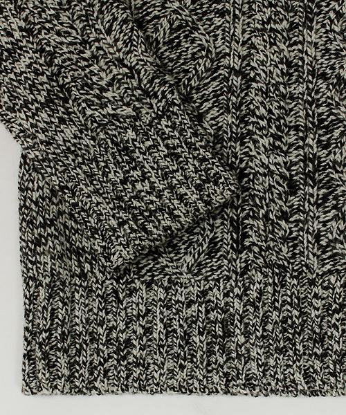 ESSENTIAL GARMENT MEN'S BIGI（エッセンシャルガーメントメンズビギ）の「アラン柄タートルネックニット/無地＆ボーダー（ニット/セーター・メンズ・グレー/グレー系その他/ホワイト/ホワイト系その他/ボルドー・S/M/L）」の16枚目の写真