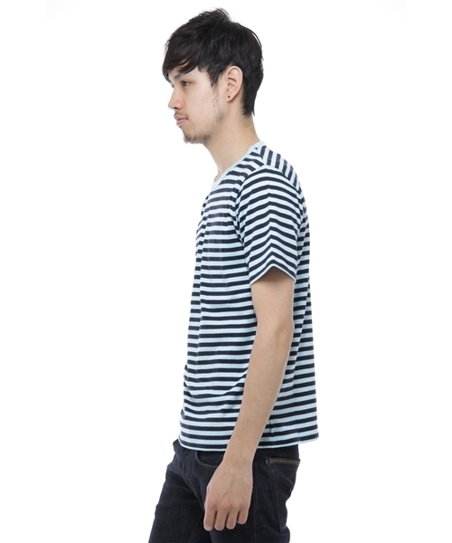 SHIPS GENERAL SUPPLY(シップスジェネラルサプライ)の「SGS: US BORDER C/N(Tシャツ/カットソー・メンズ・カーキ/ピンク/イエロー/ライトブルー・MEDIUM/SMALL/LARGE)」の5枚目の写真