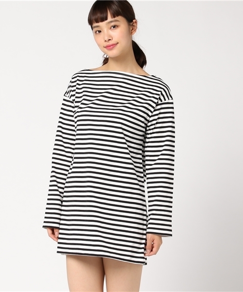 Snidel スナイデル の ボーダーカットワンピース ワンピース Wear