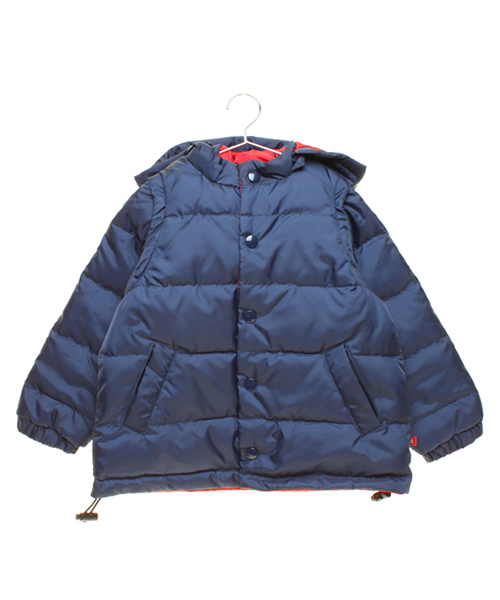 green label relaxing（グリーンレーベルリラクシング）の「ウォッシャブル フード ダウンジャケット（ダウンジャケット/コート・キッズ・レッド/ロイヤルブルー/ネイビー・XS/95/S/105/M/115/L/125/XL/135）」の3枚目の写真