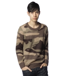 Lui's | 迷彩KNIT(ニット/セーター)