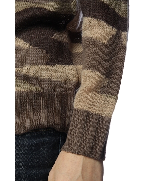 Lui's（ルイス）の「迷彩KNIT（ニット/セーター・メンズ・グリーン系その他/ブラウン系その他・SMALL/MEDIUM）」の6枚目の写真