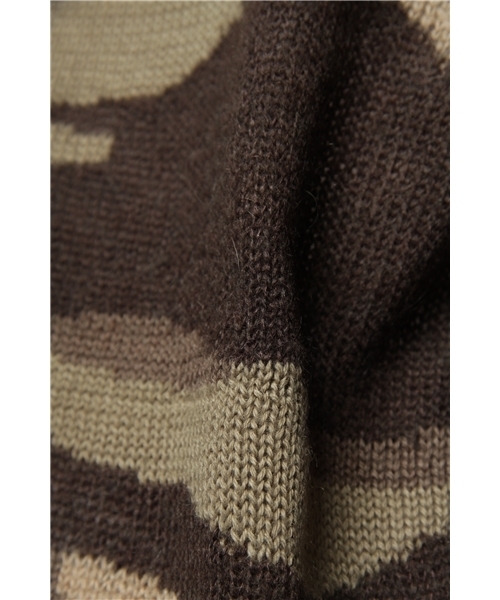 Lui's（ルイス）の「迷彩KNIT（ニット/セーター・メンズ・グリーン系その他/ブラウン系その他・SMALL/MEDIUM）」の4枚目の写真