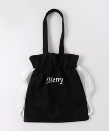 WEGO | WEGO/リボン巾着トートバッグ(トートバッグ)