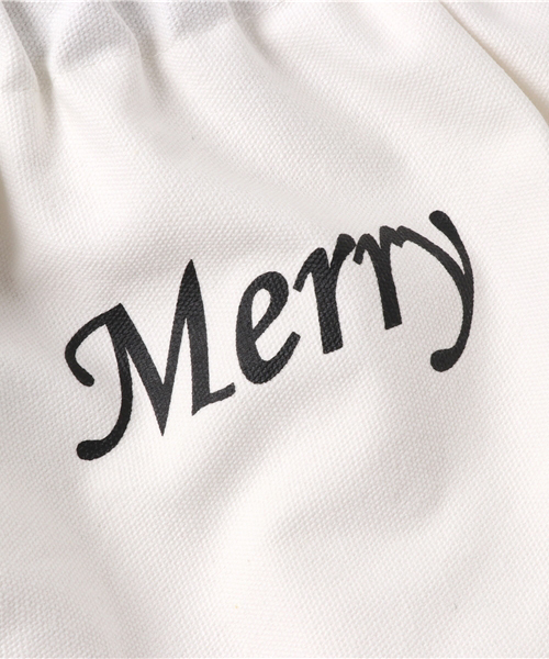 WEGO（ウィゴー）の「WEGO/リボン巾着トートバッグ（トートバッグ・レディース・ホワイト/ブラック・FREE）」の7枚目の写真