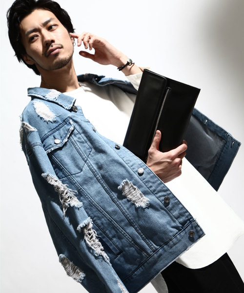 ZIP FIVE(ジップファイブ)の「【ZIP FIVE】コンパクトクラッチバッグ(クラッチバッグ・メンズ・ブラウン/ブラック/カーキ・FREE)」の14枚目の写真