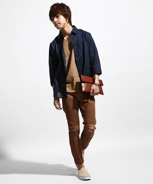 ZIP FIVE(ジップファイブ)の「【ZIP FIVE】コンパクトクラッチバッグ(クラッチバッグ・メンズ・ブラウン/ブラック/カーキ・FREE)」の13枚目の写真