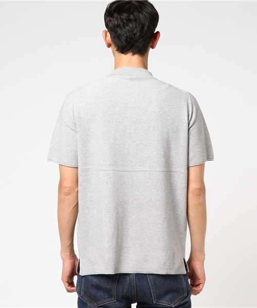 SHIPS（シップス）の「SC: 12ゲージ ピケ ニット ポロシャツ（ポロシャツ・メンズ・グレー/ライトブラウン/ネイビー・X-LARGE/SMALL/MEDIUM/LARGE）」の7枚目の写真