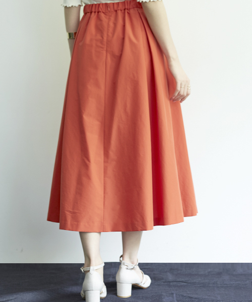 STUDIOUS（ステュディオス）の「ランダムタックロングスカート（スカート・レディース・レッド/ネイビー・0/1）」の12枚目の写真