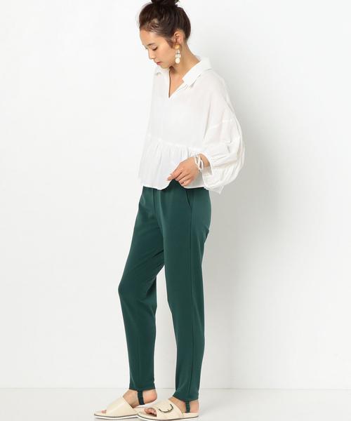 Another Edition（アナザーエディション）の「ウエストタックトレンカ ◆（その他パンツ・レディース・ダークブラウン/ダークグリーン・FREE）」の8枚目の写真