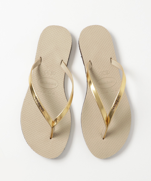 SHIPS for women(シップスフォーウィメン)の「HAVAIANAS:YOU METALLIC(サンダル・レディース・ゴールド/シルバー・SMALL/LARGE/MEDIUM)」の2枚目の写真