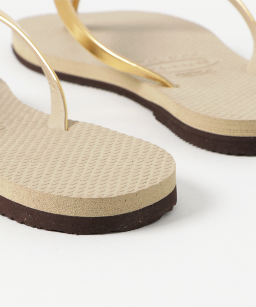 SHIPS for women(シップスフォーウィメン)の「HAVAIANAS:YOU METALLIC(サンダル・レディース・ゴールド/シルバー・SMALL/LARGE/MEDIUM)」の3枚目の写真