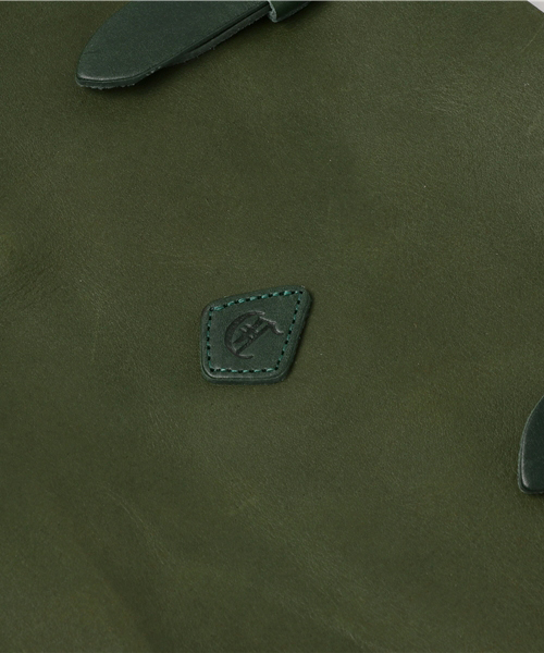 CLEDRAN(クレドラン)の「【CLEDRAN】CL2655 SEMICIRCLE TOTE/S(トートバッグ・レディース・キャメル/グリーン・FREE)」の5枚目の写真