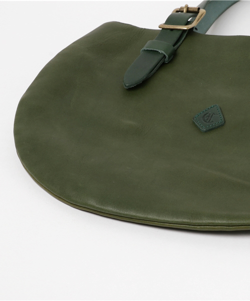 CLEDRAN(クレドラン)の「【CLEDRAN】CL2655 SEMICIRCLE TOTE/S(トートバッグ・レディース・キャメル/グリーン・FREE)」の6枚目の写真