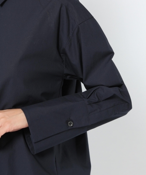 laboratory work（ラボラトリーワーク）の「ビッグカフスオーバーシャツ（シャツ/ブラウス・レディース・ホワイト/ブラウン/ネイビー・MEDIUM）」の20枚目の写真