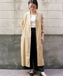 ottilie | コットンリネンビッグシルエットコート(チェスターコート)