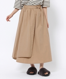 studio CLIP | チノロングラップスカート(スカート)