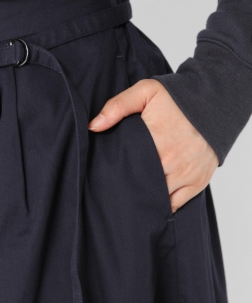 studio CLIP（スタディオクリップ）の「チノロングラップスカート（スカート・レディース・ネイビー/カーキ/ベージュ・MEDIUM/X-LARGE/XX-LARGE/LARGE）」の11枚目の写真