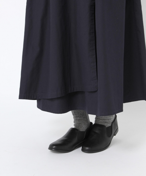 studio CLIP（スタディオクリップ）の「チノロングラップスカート（スカート・レディース・ネイビー/カーキ/ベージュ・MEDIUM/X-LARGE/XX-LARGE/LARGE）」の12枚目の写真