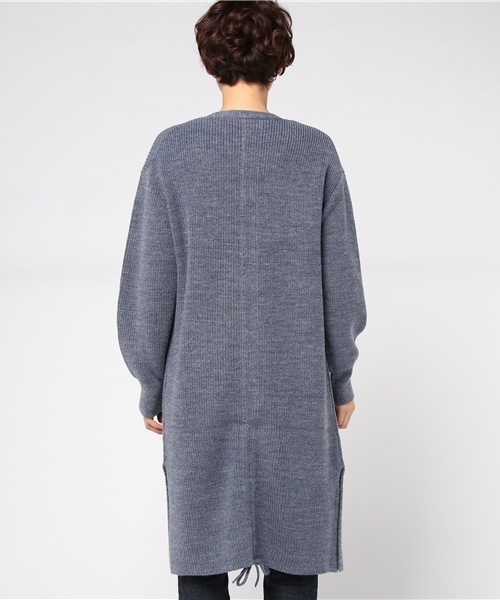 STYLEDOOR(スタイルドア)の「バックリングニットロングカーディガン(カーディガン/ボレロ・レディース・グレー/モカ/ネイビー・FREE)」の9枚目の写真