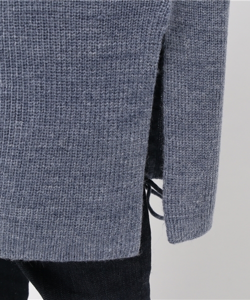 STYLEDOOR(スタイルドア)の「バックリングニットロングカーディガン(カーディガン/ボレロ・レディース・グレー/モカ/ネイビー・FREE)」の6枚目の写真