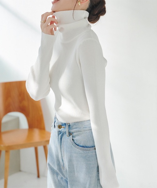 タグ付き新品⭕️シェリエ　長袖　タートルネックニット　スウェット　白　人気完売　F 1411-51N2243202_200x.jpg?v=