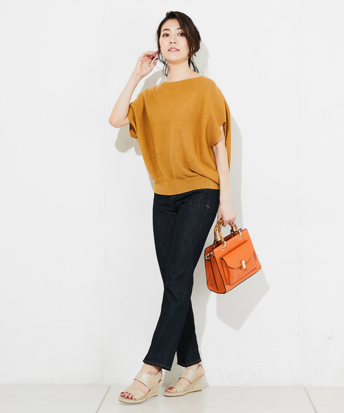 story.（ストーリー）の「【story.(ストーリー)】バンブースタッズバッグ（ショルダーバッグ・レディース・オフホワイト/オレンジ・FREE）」の8枚目の写真