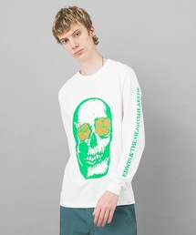 【BEDWIN & THE HEARTBREAKERS】L/S C-NECK PRINT T "BANGALTER"