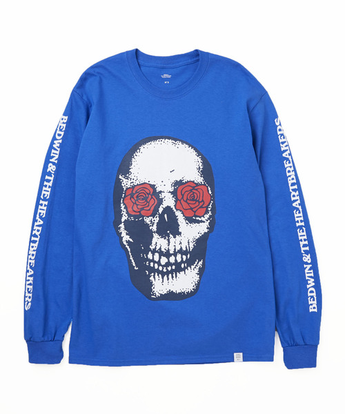 BEDWIN(ベドウィン)の「【BEDWIN & THE HEARTBREAKERS】L/S C-NECK PRINT T "BANGALTER"(Tシャツ/カットソー・メンズ・ホワイト/ブラック/グレー/ブルー・M/L/XL/XXL)」の8枚目の写真