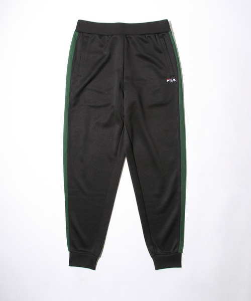 FILA（フィラ）の「【別注】 【FILA】 サイドライン ジャージ パンツ / トラックパンツ（その他パンツ・メンズ・ブラック×ホワイト/ブラック×レッド/ブラック×グリーン/ブルー系その他/ブルー系その他2/チャコールグレー×ブラック/ブラック/チャコール・X-LARGE/SMALL/MEDIUM/LARGE）」の18枚目の写真