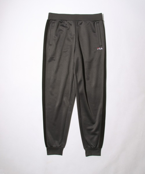 FILA（フィラ）の「【別注】 【FILA】 サイドライン ジャージ パンツ / トラックパンツ（その他パンツ・メンズ・ブラック×ホワイト/ブラック×レッド/ブラック×グリーン/ブルー系その他/ブルー系その他2/チャコールグレー×ブラック/ブラック/チャコール・X-LARGE/SMALL/MEDIUM/LARGE）」の17枚目の写真