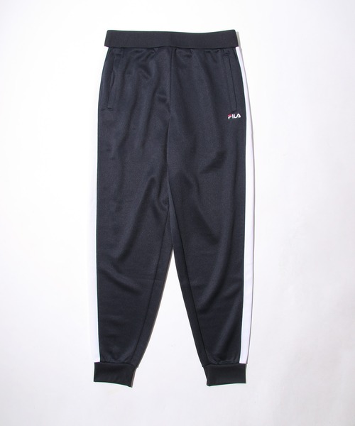 FILA（フィラ）の「【別注】 【FILA】 サイドライン ジャージ パンツ / トラックパンツ（その他パンツ・メンズ・ブラック×ホワイト/ブラック×レッド/ブラック×グリーン/ブルー系その他/ブルー系その他2/チャコールグレー×ブラック/ブラック/チャコール・X-LARGE/SMALL/MEDIUM/LARGE）」の15枚目の写真