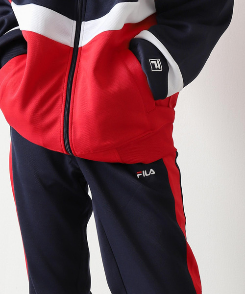 FILA（フィラ）の「【別注】 【FILA】 サイドライン ジャージ