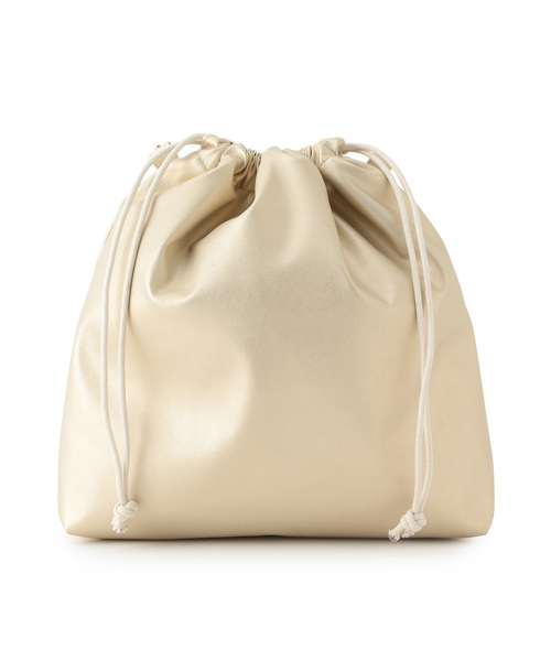 ROPE' PICNIC(ロペピクニック)の「メタリック巾着付ビニールトートバッグ(トートバッグ・レディース・ブラック/ダークブラウン/シルバー・FREE)」の10枚目の写真