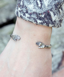 TIME(タイム)のTIME / タイム Hand Bangle(SILVER)(バングル/リストバンド)