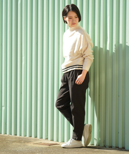 rps（アールピーエス）の「スーパーストレッチタックパンツ（その他パンツ・レディース・ブラック/ベージュ/ネイビー/カーキ・M/L）」の5枚目の写真