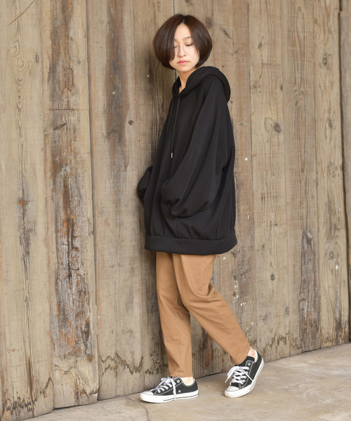 rps（アールピーエス）の「スーパーストレッチタックパンツ（その他パンツ・レディース・ブラック/ベージュ/ネイビー/カーキ・M/L）」の17枚目の写真