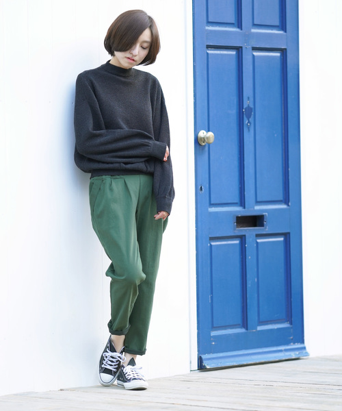 rps（アールピーエス）の「スーパーストレッチタックパンツ（その他パンツ・レディース・ブラック/ベージュ/ネイビー/カーキ・M/L）」の19枚目の写真