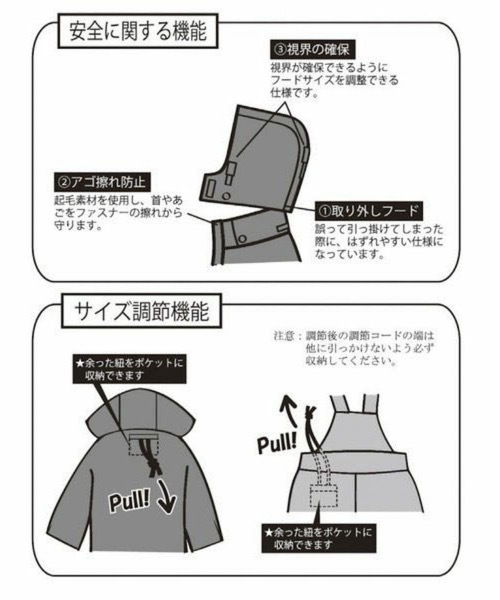 Ocean Pacific（オーシャンパシフィック）の「【OP】キッズ スノージャケット上下セット　スノーウェア（その他アウター・キッズ・ブラック/ピンク/ブルー・130/140/150/160）」の21枚目の写真