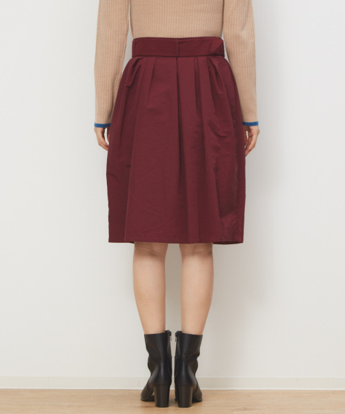 DESIGNWORKS（デザインワークス）の「ナイロングログランスカート（スカート・レディース・ボルドー/マスタード・38/36）」の11枚目の写真