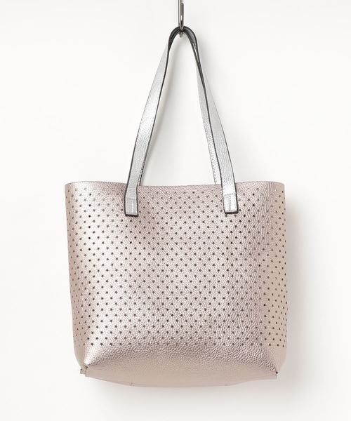 florist（フローリスト）の「【3way】星パターンのパンチングハンドバッグ/ショルダーバッグ（ショルダーバッグ・レディース・ホワイト/ブラック/ベージュ/レッド/シルバー・FREE）」の15枚目の写真