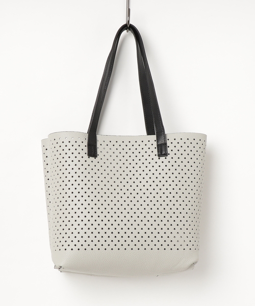 florist（フローリスト）の「【3way】星パターンのパンチングハンドバッグ/ショルダーバッグ（ショルダーバッグ・レディース・ホワイト/ブラック/ベージュ/レッド/シルバー・FREE）」の17枚目の写真