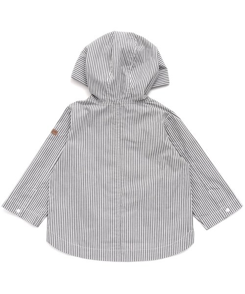 apres les cours（アプレレクール）の「フレキシブルライトパーカー（マウンテンパーカー・キッズ・ベージュ/カーキ/ストライプ・90/100/110/120/80/130/140）」の7枚目の写真